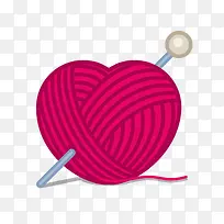 爱心毛线球-空若网 爱心毛线球-空若网