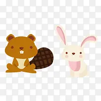 矢量卡通动物素材-空若网 矢量卡通动物素材-空若网