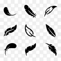 鸟类鹦鹉羽毛计算机图标翅膀-印度箭头-空若网 鸟类鹦鹉羽毛计算机图标翅膀-印度箭头-空若网