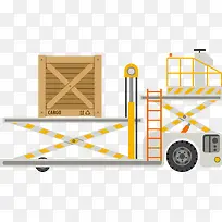 升降货车手绘-空若网 升降货车手绘-空若网