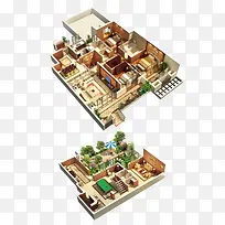 别墅户型图-空若网 别墅户型图-空若网