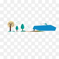 扁平树素材-空若网 扁平树素材-空若网