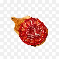 红色美味的食物切片的西班牙火腿-空若网 红色美味的食物切片的西班牙火腿-空若网