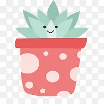 可爱粉色盆栽-空若网 可爱粉色盆栽-空若网