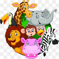 动物乐园里的动物头像-空若网 动物乐园里的动物头像-空若网