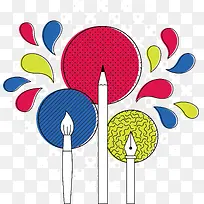 多彩颜色世界平面设计日创意图案-空若网 多彩颜色世界平面设计日创意图案-空若网