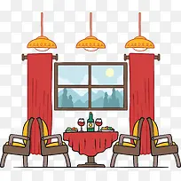 卡通餐厅情侣约会-空若网 卡通餐厅情侣约会-空若网