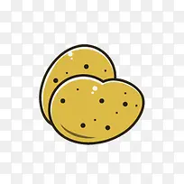 手绘食物土豆-空若网 手绘食物土豆-空若网