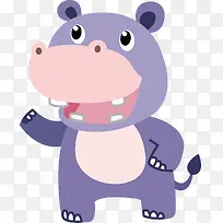 卡通河马PNG下载-空若网 卡通河马PNG下载-空若网