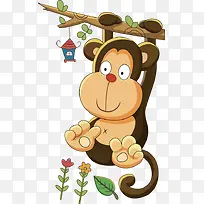 调皮的猴子-空若网 调皮的猴子-空若网
