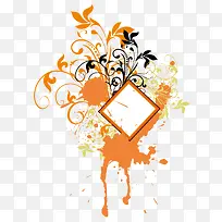 橙色文字底板-空若网 橙色文字底板-空若网