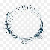 深蓝色科技感波点-空若网 深蓝色科技感波点-空若网
