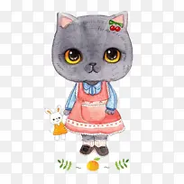 动画猫咪和小兔子-空若网 动画猫咪和小兔子-空若网