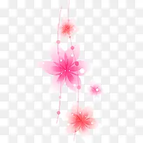 手绘花朵漂浮-空若网 手绘花朵漂浮-空若网