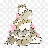 矢量一堆仓鼠-空若网 矢量一堆仓鼠-空若网