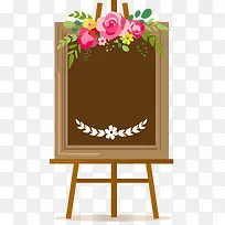 矢量手绘卡通展示牌-空若网 矢量手绘卡通展示牌-空若网