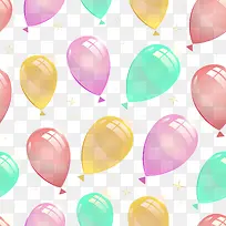 时尚生日气球背景矢量素材-空若网 时尚生日气球背景矢量素材-空若网