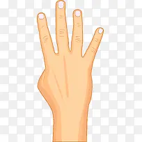 卡通黄色手指-空若网 卡通黄色手指-空若网