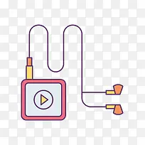 卡通手绘卡通耳机-空若网 卡通手绘卡通耳机-空若网