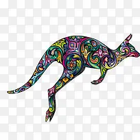 卡通创意民族风动物装饰海报设计-空若网 卡通创意民族风动物装饰海报设计-空若网