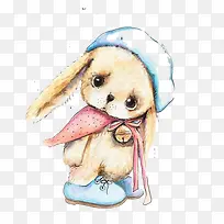 水彩兔子-空若网 水彩兔子-空若网