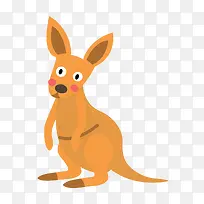 可爱卡通的袋鼠PNG-空若网 可爱卡通的袋鼠PNG-空若网