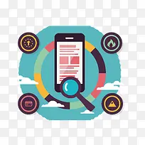 矢量手机数据营销-空若网 矢量手机数据营销-空若网