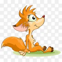 可爱卡通狐狸-空若网 可爱卡通狐狸-空若网
