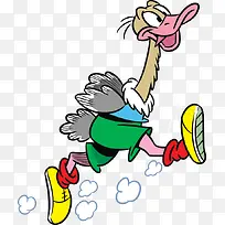 卡通鸵鸟-空若网 卡通鸵鸟-空若网