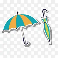 卡通手绘 雨伞 日常用品-空若网 卡通手绘 雨伞 日常用品-空若网