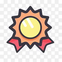 卡通棒棒哒矢量奖牌-空若网 卡通棒棒哒矢量奖牌-空若网