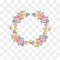 手绘主题花环边框-空若网 手绘主题花环边框-空若网