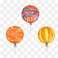 绚丽多彩暖色调气球-空若网 绚丽多彩暖色调气球-空若网