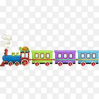 多彩卡通小火车-空若网 多彩卡通小火车-空若网