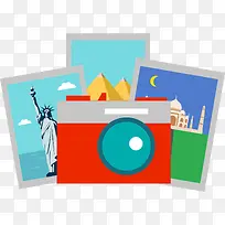 矢量图彩色卡通照片-空若网 矢量图彩色卡通照片-空若网