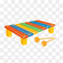 敲击鼓玩具卡通矢量素材-空若网 敲击鼓玩具卡通矢量素材-空若网