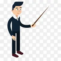 卡通扁平化会议讲课psd源文件-空若网 卡通扁平化会议讲课psd源文件-空若网