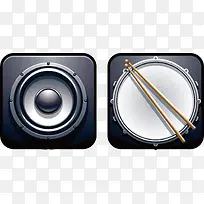 矢量手绘音乐图标-空若网 矢量手绘音乐图标-空若网