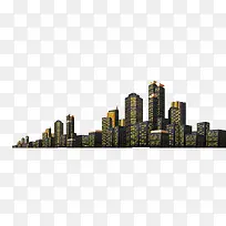 建筑群矢量图-空若网 建筑群矢量图-空若网