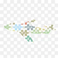七彩飞机拼图-空若网 七彩飞机拼图-空若网