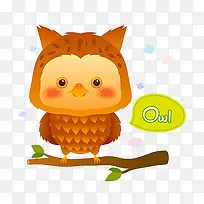 卡通猫头鹰-空若网 卡通猫头鹰-空若网