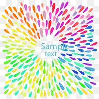 时尚水彩雨滴-空若网 时尚水彩雨滴-空若网