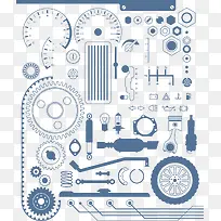 工业零件插画-空若网 工业零件插画-空若网