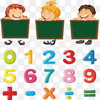 儿童教育彩色数字-空若网 儿童教育彩色数字-空若网