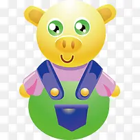 不倒翁png矢量元素-空若网 不倒翁png矢量元素-空若网