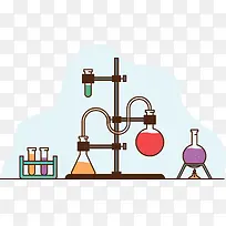 创意卡通实验室插画-空若网 创意卡通实验室插画-空若网