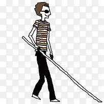 可爱盲人-空若网 可爱盲人-空若网