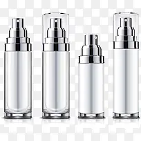 几瓶白色矢量化妆品-空若网 几瓶白色矢量化妆品-空若网