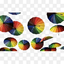 彩色雨伞-空若网 彩色雨伞-空若网