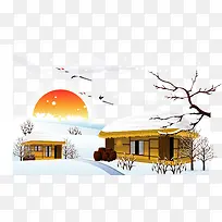 矢量冬天素材-空若网 矢量冬天素材-空若网